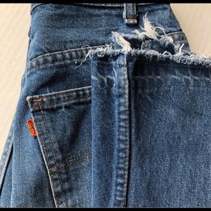 VTG Levi’s Orange Tab 646 flare Released hem Jeans